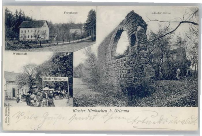 Grimma Wirtschaft Forsthaus Kloster Nimbschen