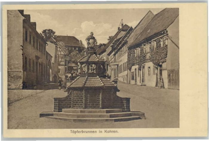 Kohren-Sahlis Töpferbrunnen