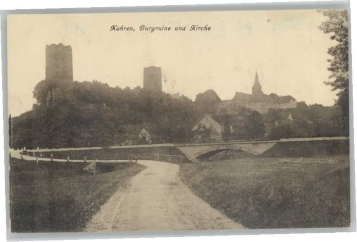 Kohren-Sahlis Burgruine