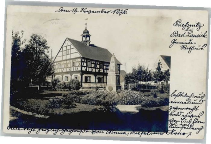 Priessnitz Bad Lausick Gemeinde Rathaus