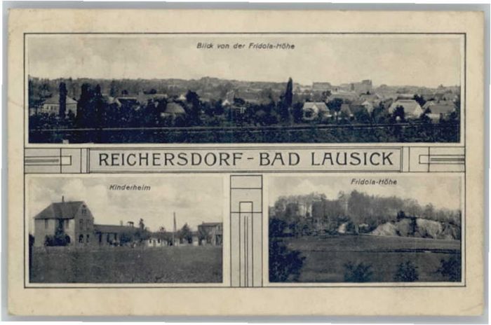 Reichersdorf Bad Lausick Kinderheim Fridola-Höhe