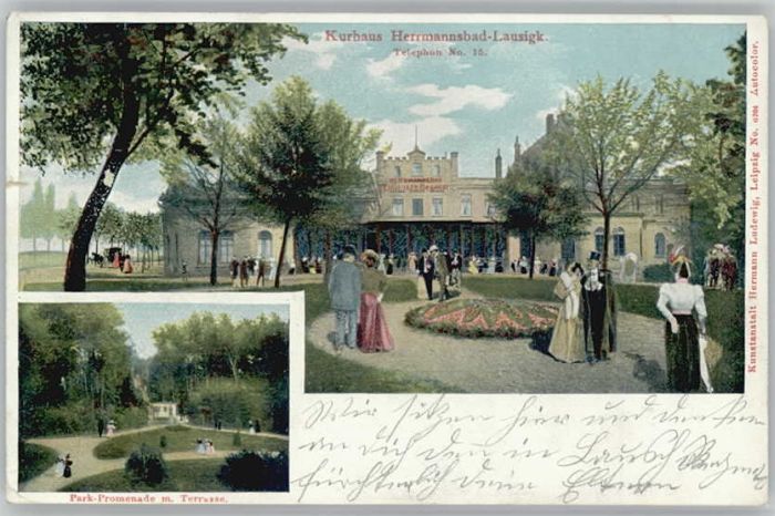 Bad Lausick Bad Lausigk Kurhaus Herrmannsbad