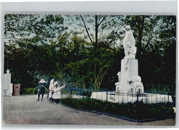 LEIPZIG Sachsen Schaeferbrunnen