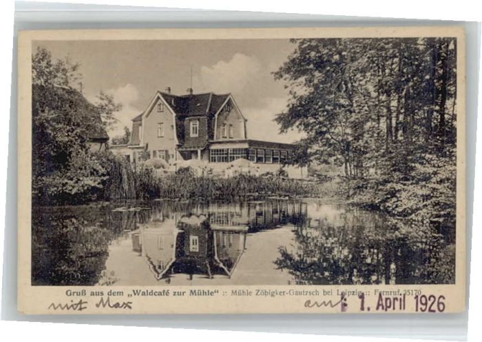 Gautzsch Waldcafe zur Mühle