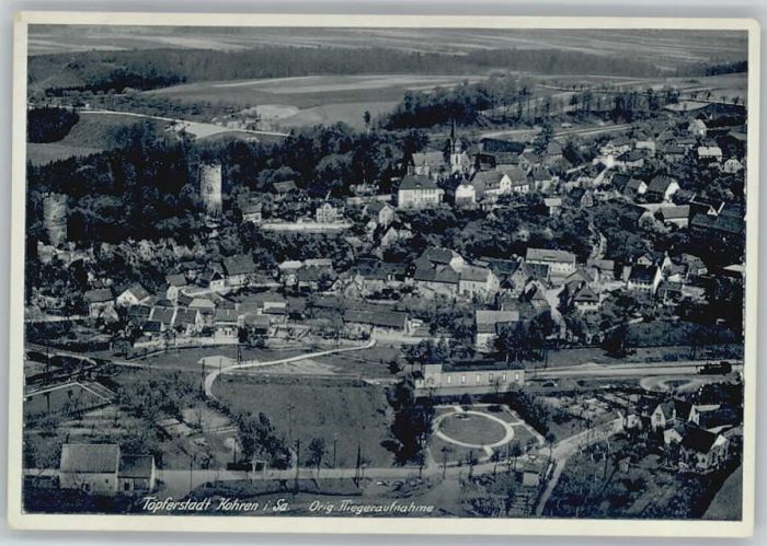 Kohren-Sahlis Fliegeraufnahme