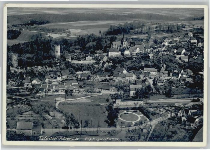 Kohren-Sahlis Fliegeraufnahme