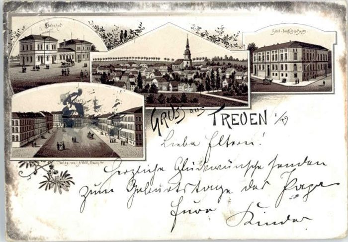 Treuen Hotel Deutsches Haus Bahnhof Marktplatz