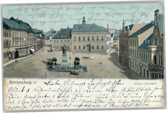 Reichenbach Vogtland Rathaus Marktplatz