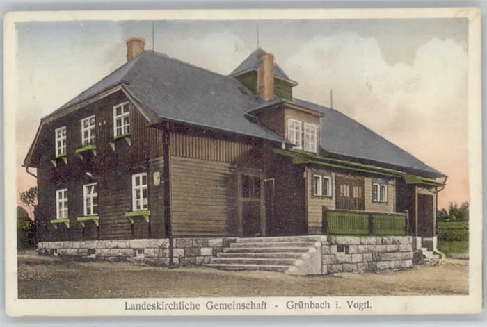 Gruenbach Vogtland andeskirchliche Gemeinschaft Karte von
