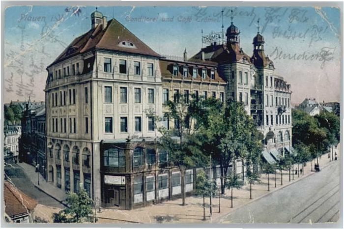 Plauen Vogtland Plauen Konditorei Cafe Trömel