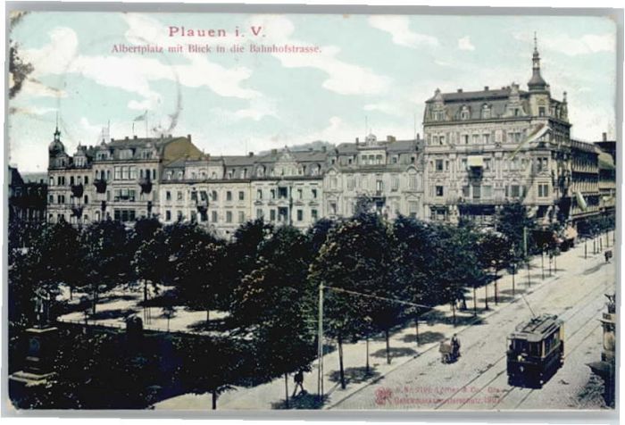 Plauen Vogtland Plauen Albertplatz Bahnhofstrasse