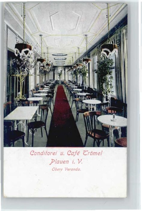 Plauen Vogtland Plauen Konditorei Cafe Trömel