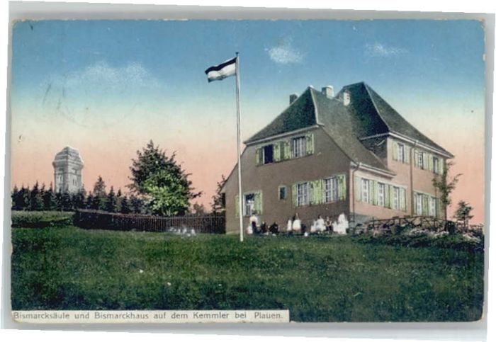 Plauen Vogtland Plauen Bismarcksäule Bismarckhaus Kemml