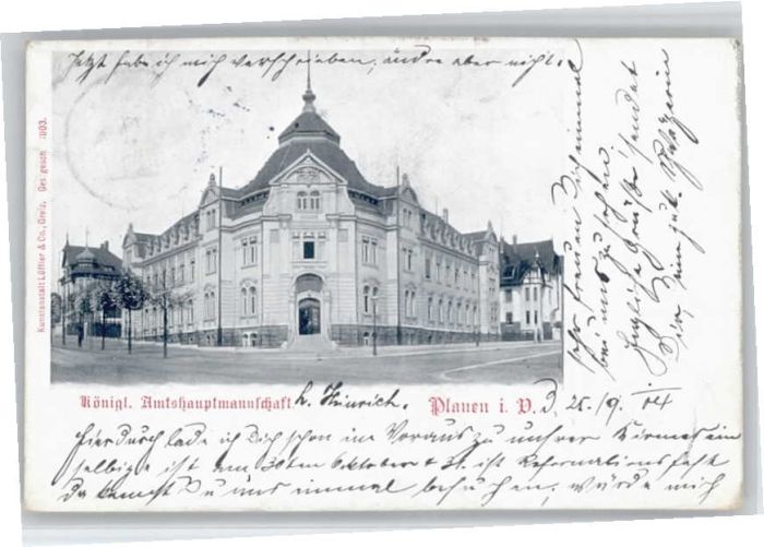 Plauen Vogtland Plauen Amtshauptmannschaft