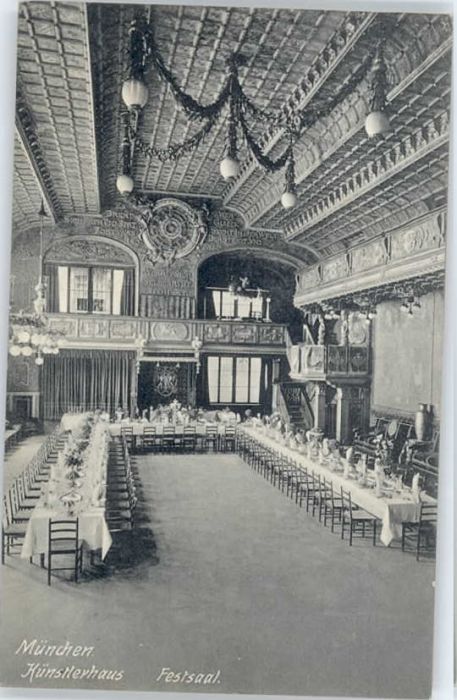 Muenchen Bayern uenstlerhaus Festsaal *