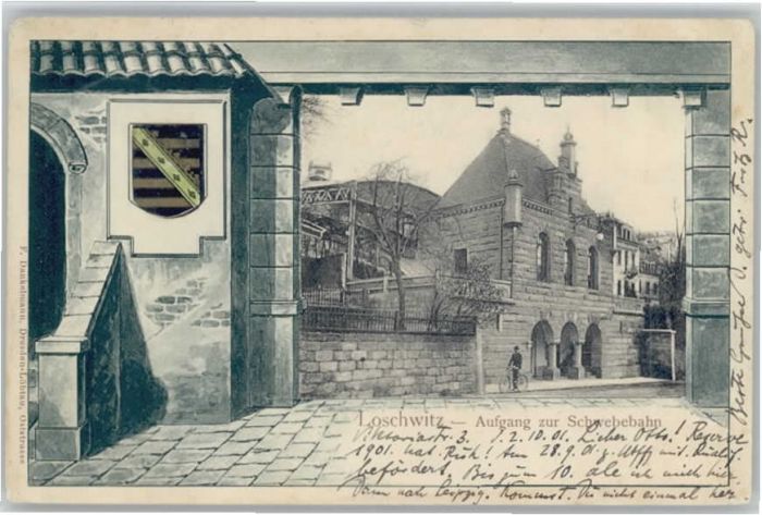Loschwitz Aufgang zur Schwebebahn