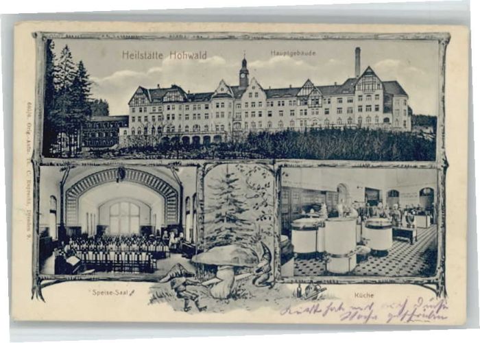 Hohwald Sachsen Hohwald Hauptgebäude Speisesaal Küche x