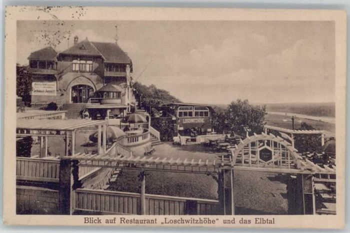 DRESDEN Elbe Restaurant Loschwitzhoehe