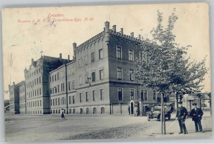 DRESDEN Elbe Kaserne Feld Artillerie Regiments