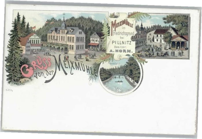 Pillnitz Meixmühle Friedrichsgrund