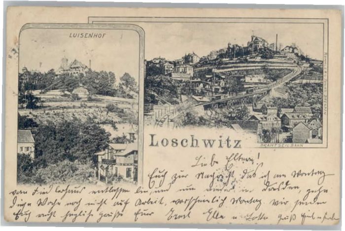 Loschwitz Luisenhof Drahtseilbahn