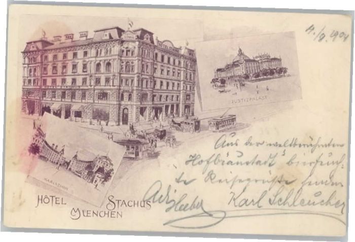 Muenchen otel Stachus Justizpalast