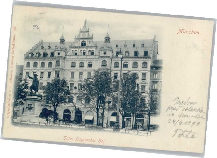 Muenchen Bayern Hotel Bayrischer Hof