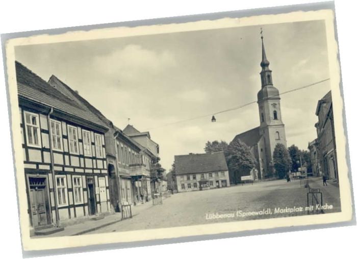 Luebbenau Spreewald Lübbenau Marktplatz Kirche