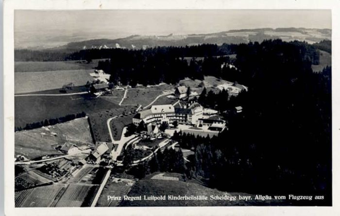 Scheidegg Allgaeu Scheidegg Fliegeraufnahme Prinz Regent