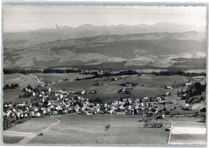 Scheidegg Allgaeu Scheidegg Fliegeraufnahme