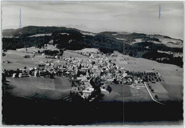 Scheidegg Allgaeu Scheidegg Fliegeraufnahme