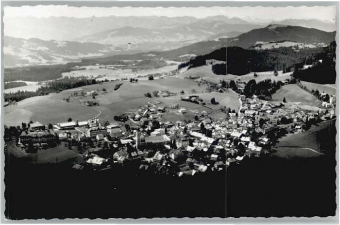 Scheidegg Allgaeu Scheidegg Fliegeraufnahme