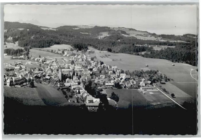 Scheidegg Allgaeu Scheidegg Fliegeraufnahme