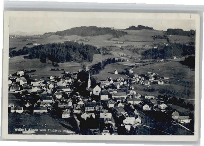 Weiler-Simmerberg Weiler Allgäu Fliegeraufnahme