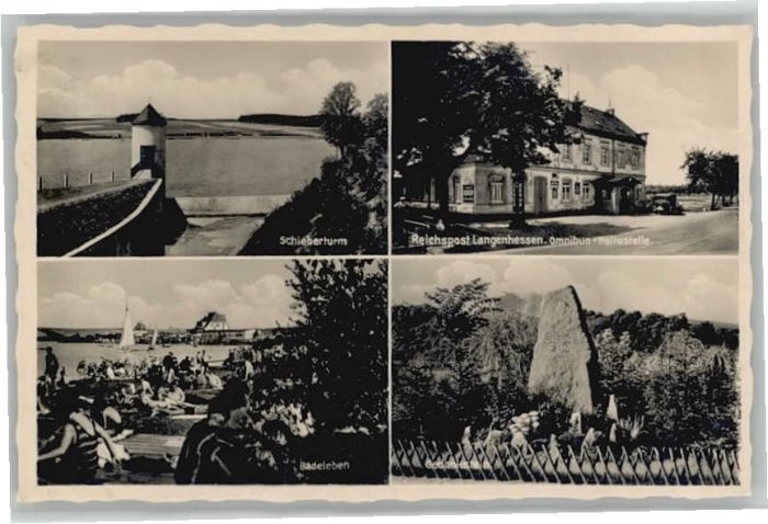 Crimmitschau Schieberturm Reichspost Langenhessen Om