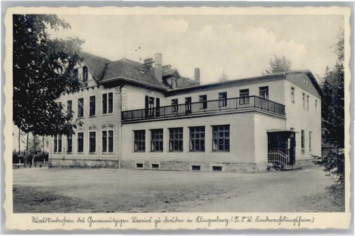 Klingenberg Sachsen N. S. V. Kindererholungsheim