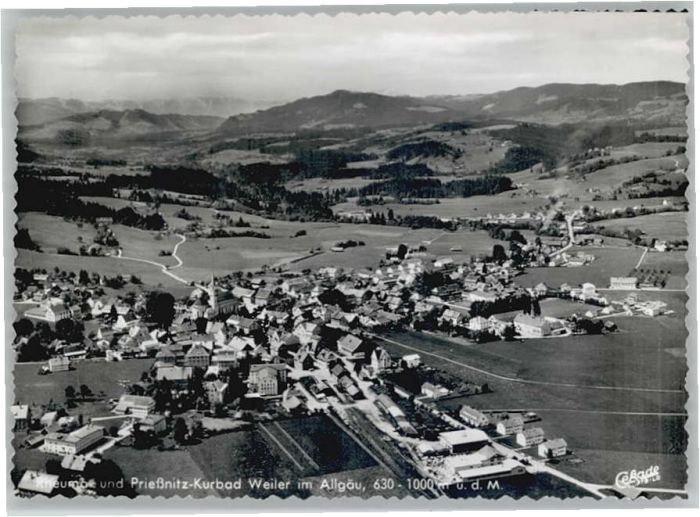 Weiler-Simmerberg Weiler Allgäu Fliegeraufnahme