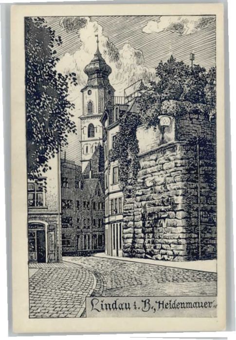 Lindau Bodensee Heidenmauer