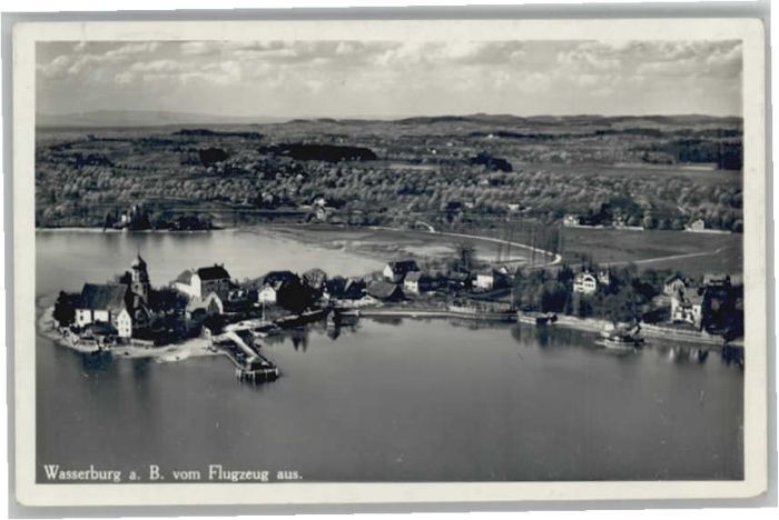 Wasserburg Bodensee Fliegeraufnahme
