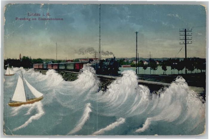 Lindau Bodensee Eisenbahndamm