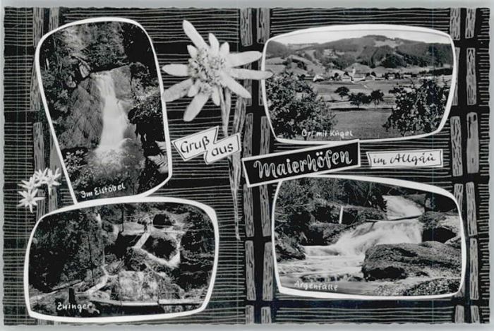 Maierhoefen Allgaeu stobel Argenfälle Zwinger *