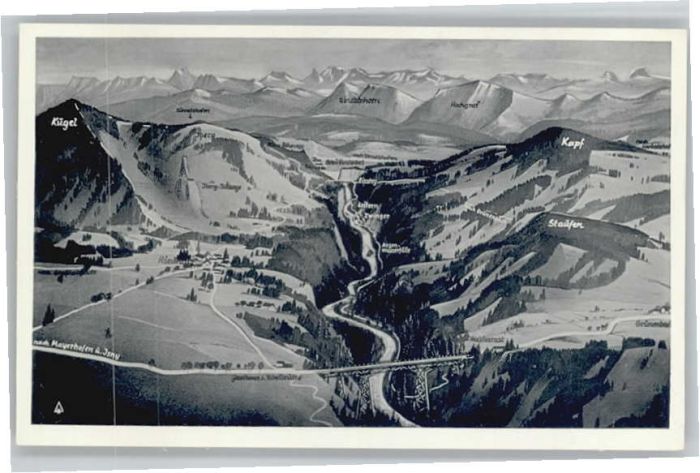 Gruenenbach Allgaeu ierhöfen Eistobel *