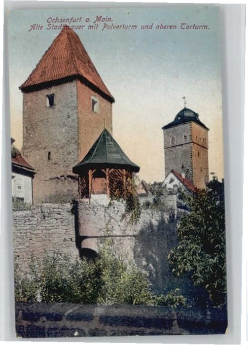 Ochsenfurt Pulverturm Stadtmauer Torturm