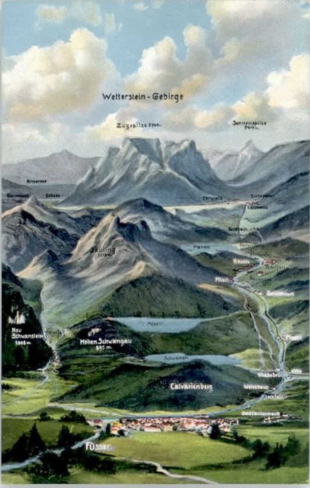 Fuessen etterstein-Gebirge