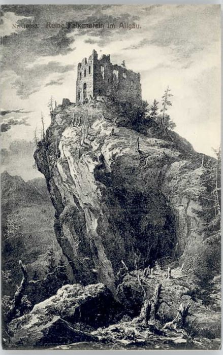 Pfronten Ostallgaeu Bayern Ruine Falkenstein