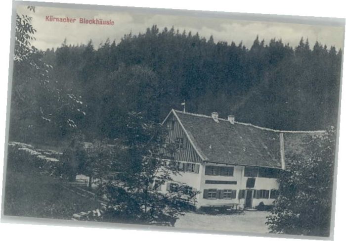 Kempten [Verlag Albert Klein] Kürnacher Blockhä