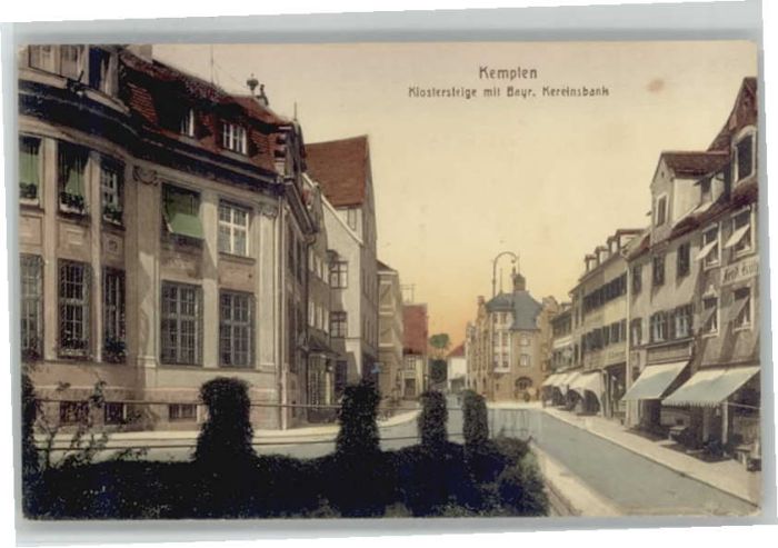 Kempten Klostersteige Bank
