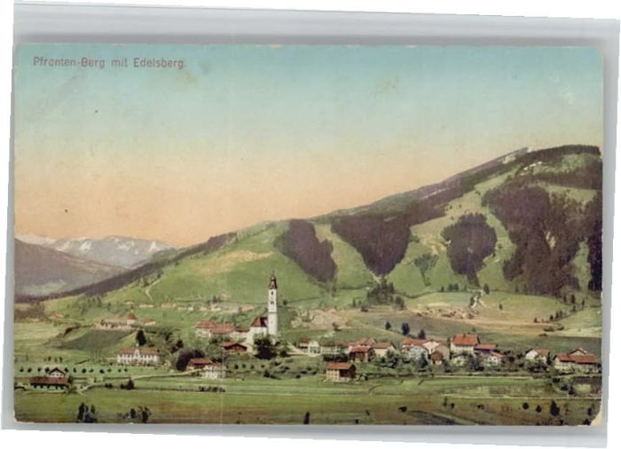 Pfronten Ostallgaeu Bayern Edelsberg