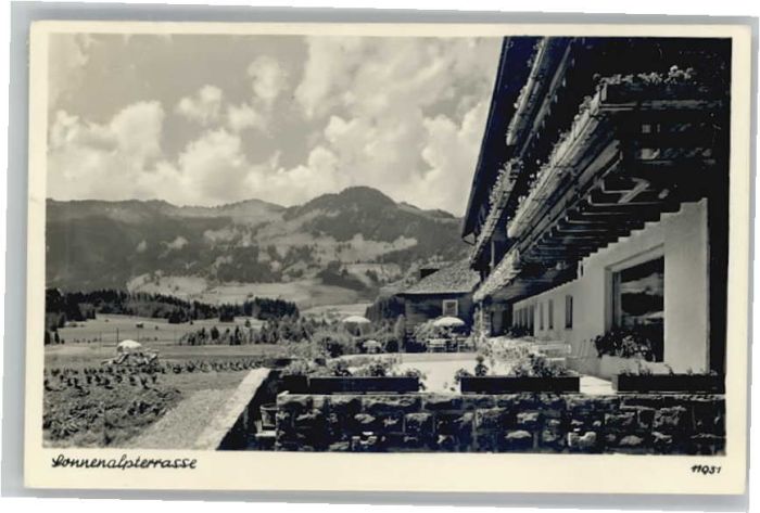 Sonthofen Oberallgaeu onnenalp Terrasse