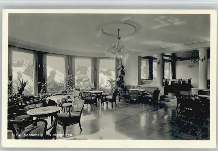 Sonthofen Oberallgaeu porthotel Sonnenalp Wintergarten